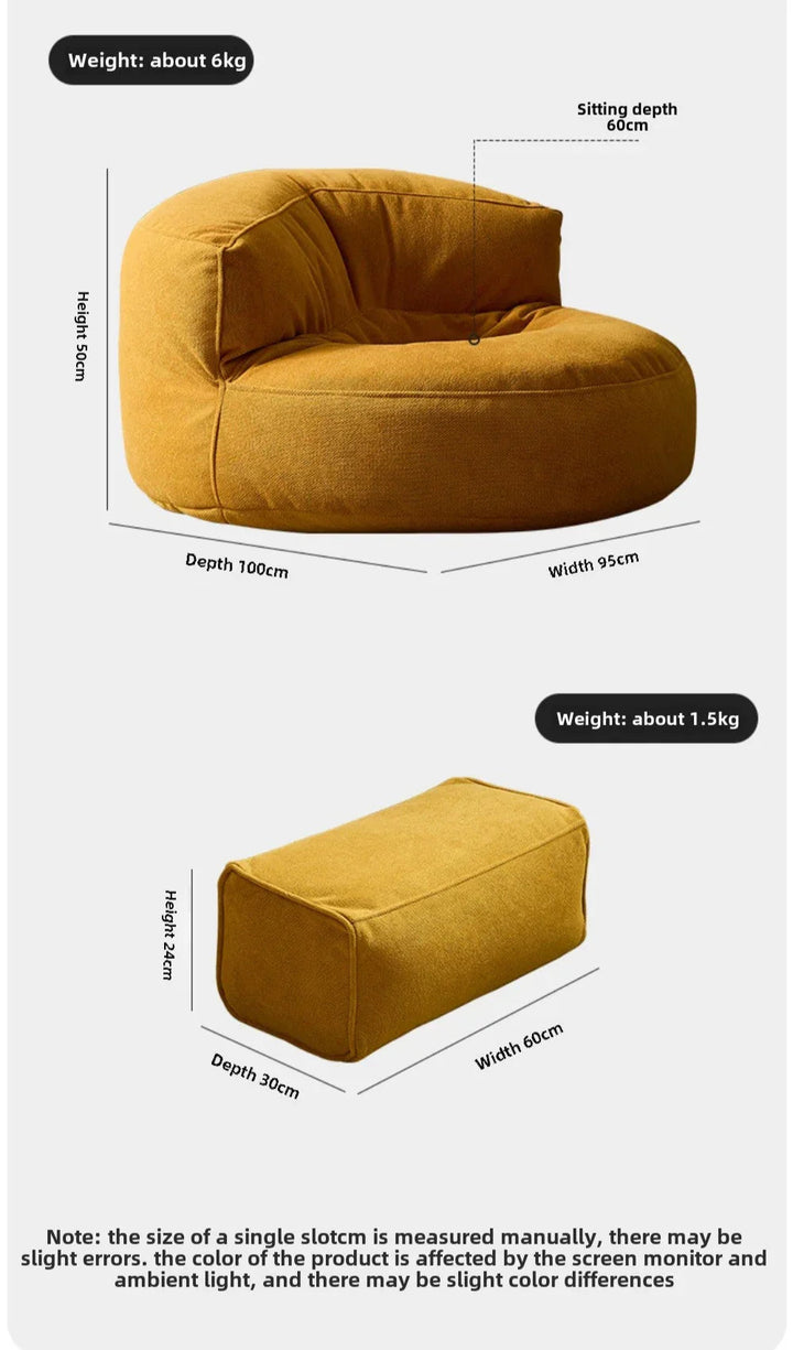 Uniwersalny wodoodporny pokrowiec na pufę z solidnym zamkiem, dla komfortu i stylu.