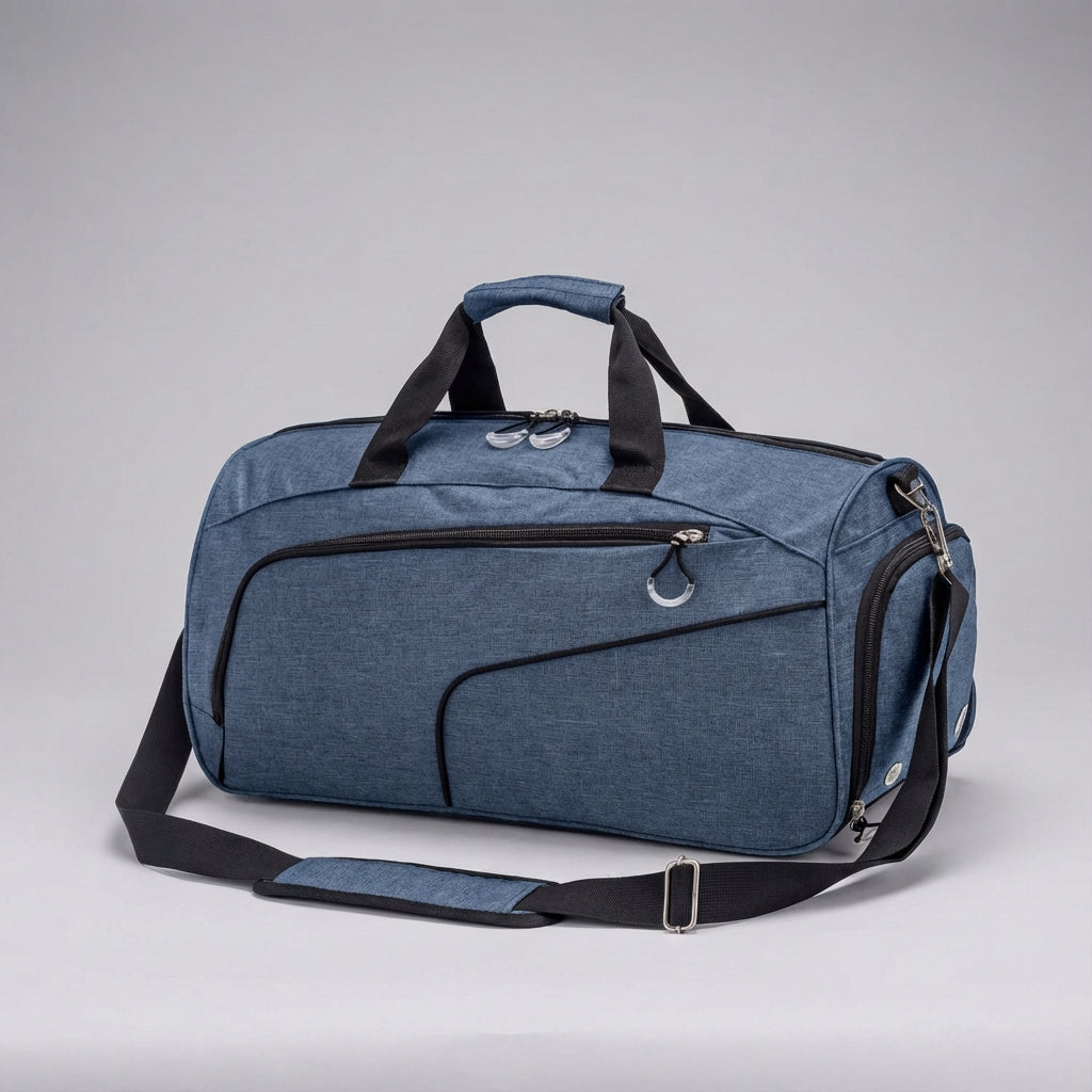 Worek duffel 35L FlexDuffel jako suchy bagaż. Wodoodporna torba podróżna z organizerem, idealna na siłownię.