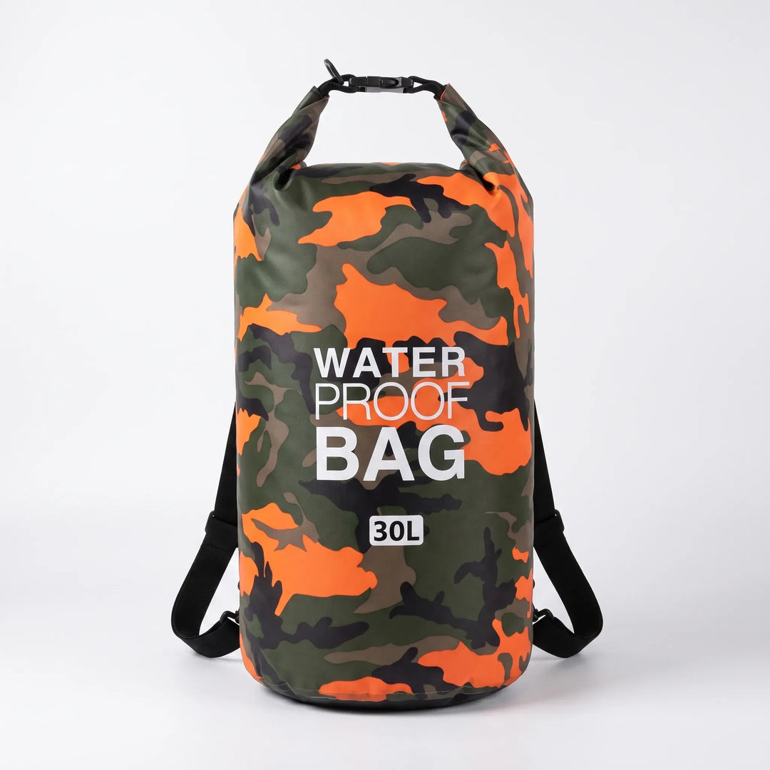 Plecak wodoodporny 25L typu roll-top, sucha torba na sporty wodne i wyprawy outdoorowe.