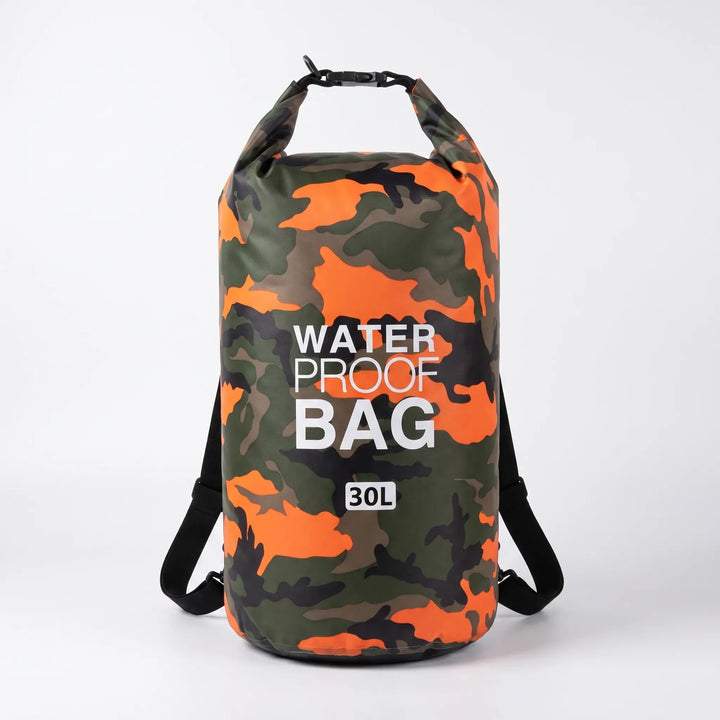 Plecak wodoodporny 25L typu roll-top, sucha torba na sporty wodne i wyprawy outdoorowe.