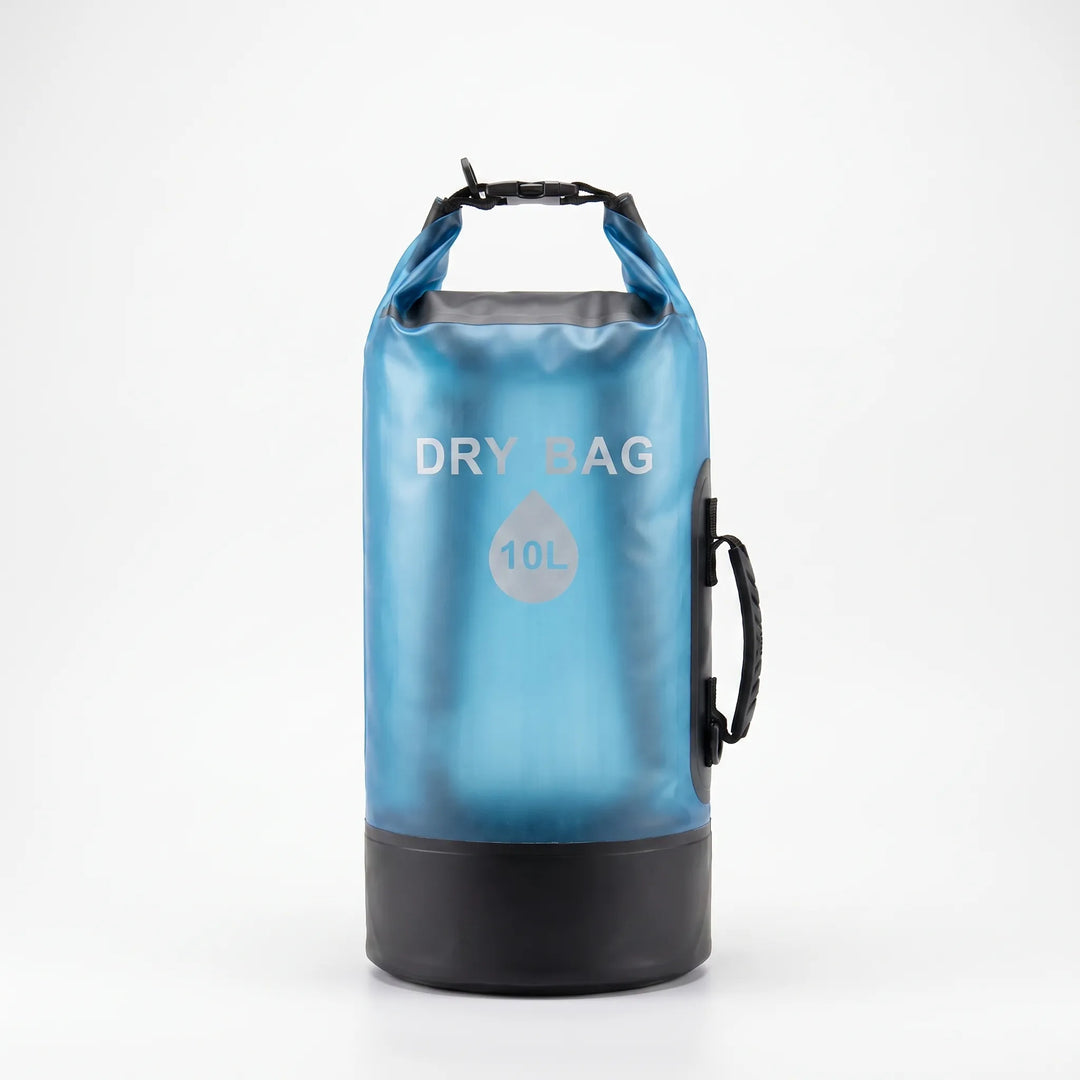 Wodoszczelna torba roll-top kamuflaż 15L na sprzęt do sportów wodnych i outdooru.