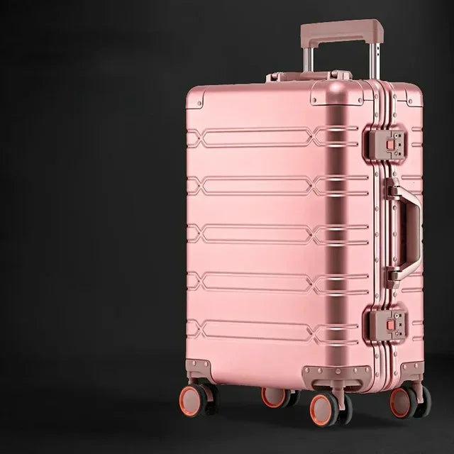 Nowoczesna walizka aluminiowo-magnezowa Vienna Voyager. Elegancki, wytrzymały bagaż do komfortowej podróży.