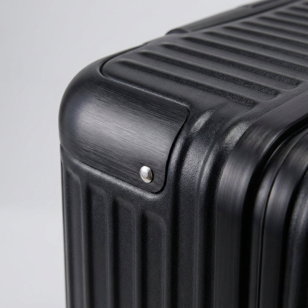 Elegancka walizka podróżna unisex Carrycore, materiał ABS PC, zamek TSA, obrotowe kółka, wzmocniona rama.