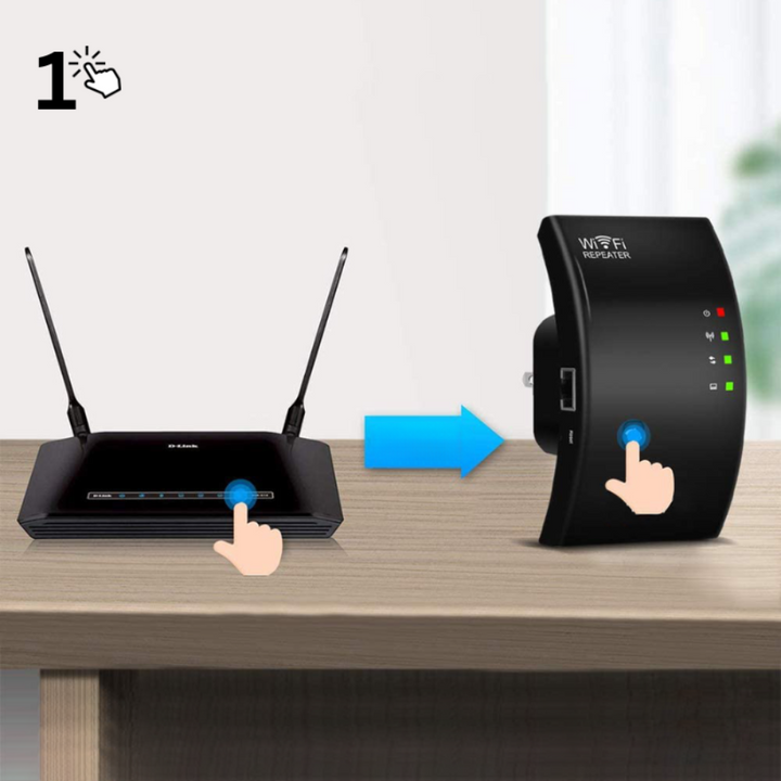 Elegancki wzmacniacz sygnału WiFi, dyskretnie wkomponuje się w wystrój. Poprawia zasięg i stabilność internetu w każdym pokoju.