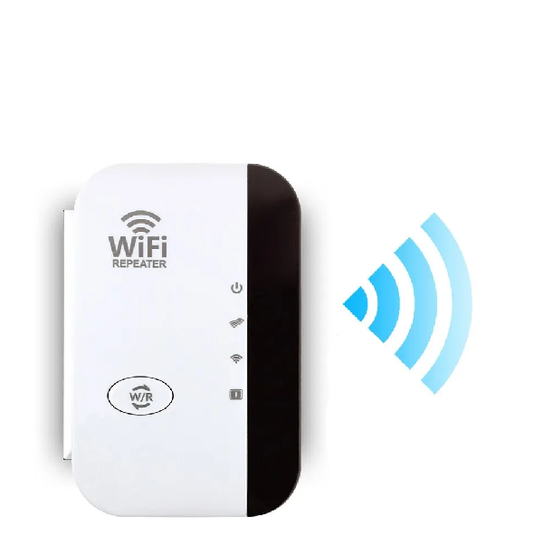 Prosty w instalacji wzmacniacz WiFi, rozszerza sieć bezprzewodową w całym domu. Poprawa sygnału, wysoka wydajność.