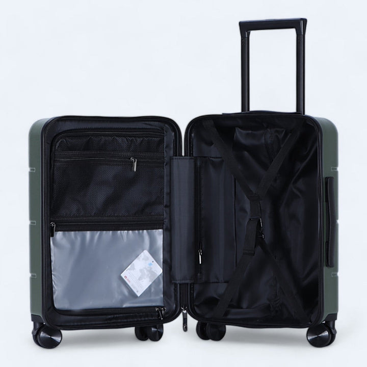 Walizki podróżne Atlas Explorer 3w1. Twarde, na kółkach, w trzech rozmiarach. Niezawodne.
