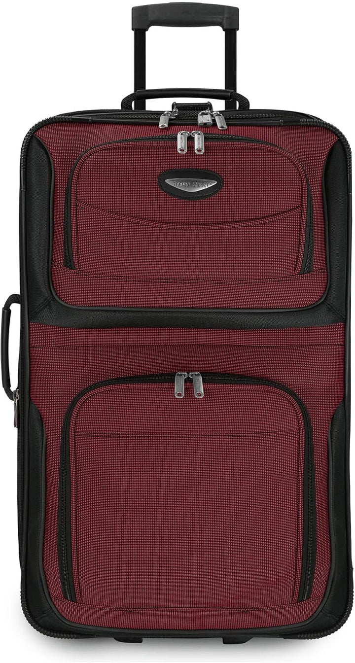 Optymalna organizacja podróży dzięki zestawowi 8 miękkich walizek TravelMax z kostkami i zamkiem TSA.