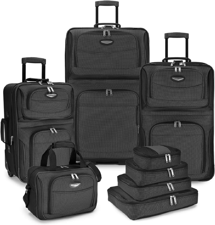 TravelMax 8w1: miękkie walizki i kostki do pakowania. Niezbędnik dla zorganizowanej podróży z zamkiem TSA.