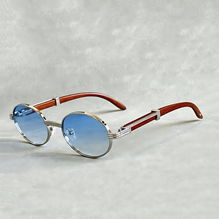 Stylowe okulary przeciwsłoneczne damskie z filtrem UV400, zbliżenie na oprawki